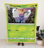 Butterfree Sun & Moon Series Blanket | Custom Pk Trading Card Personalize Anime Fan Gift 30X40