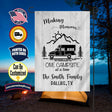 Yard Signs & Flags Car Camping Garden House Flag, SPECIAL 2 SIDE PRINTINGS, Camping Garden House Flag, Custom Your Family's Name Flag