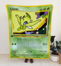 Celebi Neo Series Blanket | Custom Pk Trading Card Personalize Anime Fan Gift 30X40