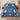 Celestial Blue Christmas Grove comforter set with 2 matching pillowcases on a bed in a festive bedroom