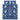 Personalized Celestial Blue Christmas Grove comforter set with custom family name and 2 matching pillowcases, flat lay