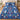 Personalized Celestial Blue Christmas Grove quilt bedding set with custom family name and 2 matching pillowcases on a bed