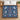 Celestial Blue Christmas Grove woven blanket spread on a bed