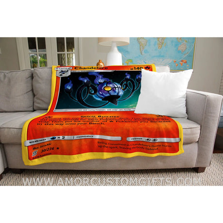 Chandelure Sun & Moon Series Blanket 50X60