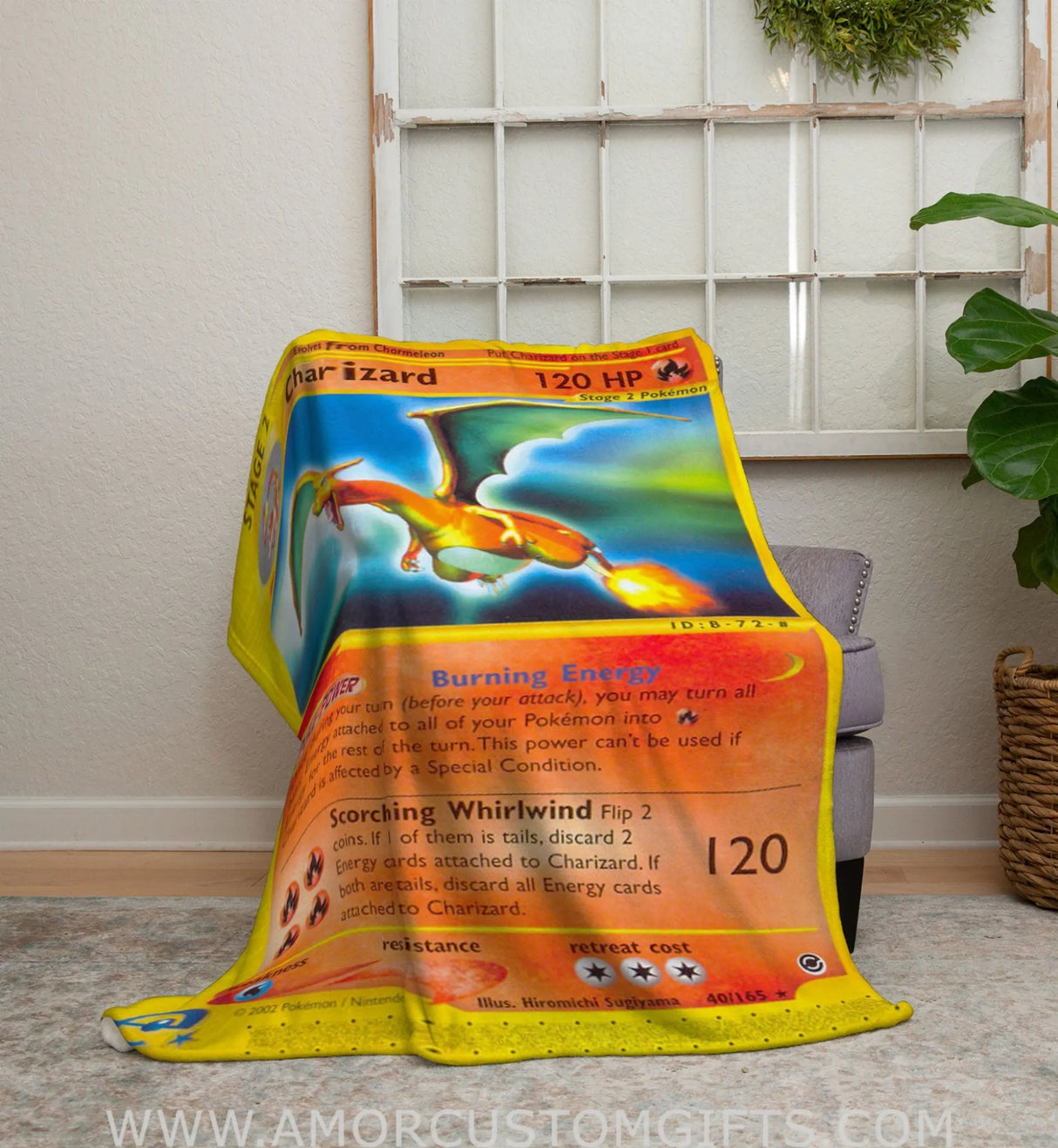 Charizard E-Card Series Blanket 60X80