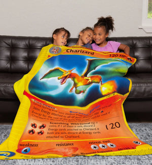 Charizard E-Card Series Blanket