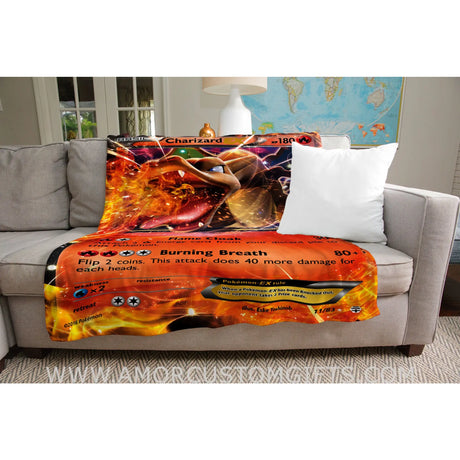 Charizard Ex Xy Series Blanket 50X60