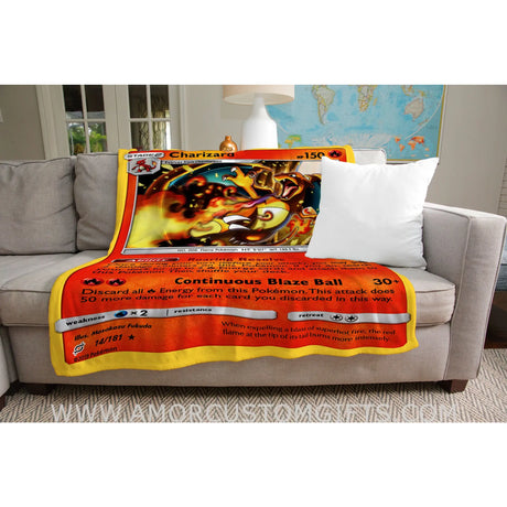 Charizard Sun & Moon Series Blanket 50X60