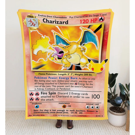Charizard Sword & Shield Series Sherpa Blanket 50’X60’