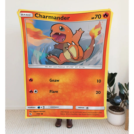 Charmander Sun & Moon Series Blanket 30X40