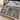 Christmas Carousel Rocking Horse woven blanket spread across a bed in a Christmas bedroom