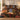 Christmas Eve Library duvet cover set with 2 matching pillowcases on a bed in a festive bedroom