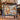 Couple holding a personalized Christmas Music Arcade Christmas woven blanket with custom family name