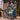Couple holding a personalized Christmas Swan River woven blanket with custom name woven in