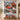 Personalized Christmas Tree Farm Red Truck quilt with custom family name hung on a wall above a bench with matching pillowcases