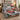 Christmas Tree Farm Red Truck quilt bedding set with 2 matching pillowcases on a bed with Christmas decor