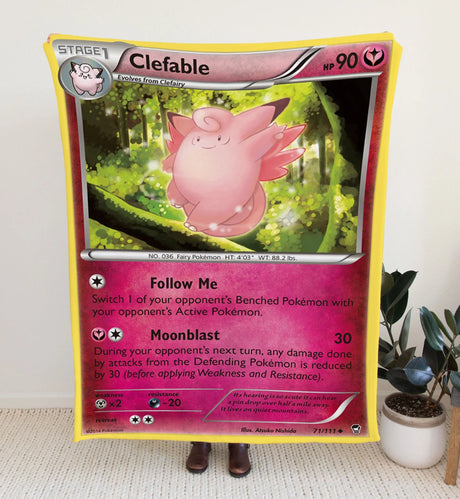Clefable Xy Series Blanket 30X40