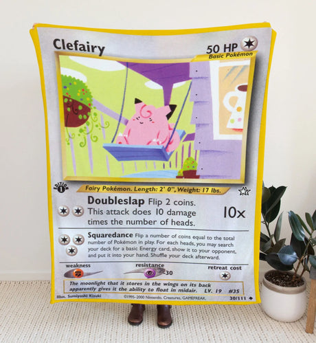 Clefairy Neo Series Blanket 30X40