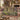 Clematis Timber Pergola Garden woven blanket with custom family name, home view