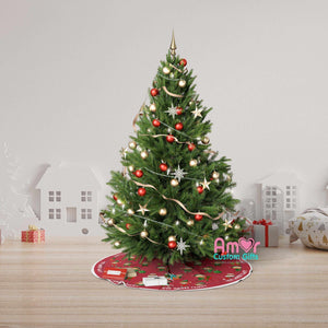 Christmas Tree Skirts Custom Christmas Elves Tree Skirt | Personalized Christmas Tree Skirt - Merry Xmas Holiday Home Decor