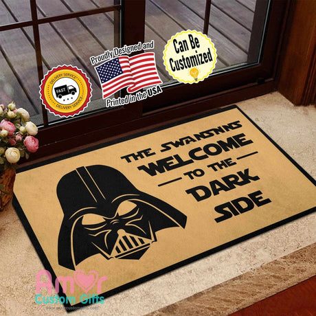 Door Mat Custom Star Wars Doormat | Personalized  Star Wars Welcome To The Dark Side Doormats