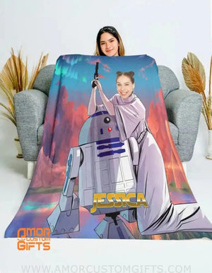 Blankets Custom Star Wars Princess Leia Blanket