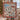 Dala Horse Christmas Village woven blanket personalized with custom family name, sample view 1