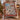 Dala Horse Christmas Village woven blanket personalized with custom family name, room view 4