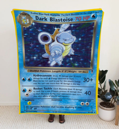 Dark Blastoise Other Series Blanket 30’X40’