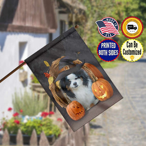 Yard Signs & Flags Dog Lovers - Witch Hat Halloween Flag - Personalized Flag