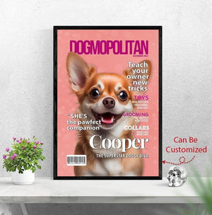 Customizer Dog Mopolitan Pet Wall Art | Personalized Pet Gifts