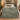 Elderflower Lime Heritage Pattern woven blanket design shown without a name as a wall tapestry