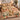 Personalized Floral Patchwork Golden Terracotta comforter set with custom family name and 2 matching pillowcases