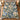 Floral Patchwork Porcelain Blue duvet cover set with 2 matching pillowcases on a bed