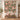 Personalized Floral Patchwork Sage Rose quilt with custom family name hung on a wall above a bench with 2 matching pillowcases