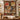 Leaf collector woven blanket displayed as a fall wall tapestry