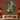 Fox pair woven blanket displayed as a Christmas wall tapestry above a bed