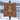 Gingerbread Christmas Patchwork woven blanket held outdoors by a snowy lake