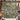 Green Cream Red Deer Christmas woven blanket displayed outdoors in a snowy garden with string lights