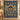 Hanukkah Twin Lions Menorah woven blanket displayed as a wall tapestry above a console with a menorah