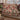 Hollyhock & Christmas Rose Snow Garden woven blanket with custom family name, holiday room view