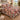 Hollyhock & Christmas Rose quilt bedding set with 2 matching pillowcases in a cozy holiday bedroom