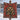 Iced Gingerbread Ornament Tree woven blanket held outdoors by a snowy lake