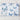 Personalized Baby Blue Butterfly Flower Swaddle Blanket | Newborn Nursery Decor, Swaddle Blanket