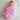 Personalized Baby Pink Floral Swaddle Blanket | Newborn Nursery Decor, Swaddle Blanket