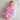 Personalized Baby Pink Floral Swaddle Blanket | Newborn Nursery Decor, Swaddle Blanket