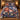 Lion and Lamb Star of Bethlehem comforter set with 2 matching pillowcases on a bed in a warm holiday bedroom