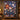 Personalized Lion and Lamb Star of Bethlehem quilt with custom family name hung on a wall above a bench with matching pillowcases