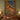 Midnight Lantern Trail woven blanket displayed as a Christmas wall tapestry above a bed