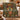 Mum urn bouquet woven blanket draped over a sofa